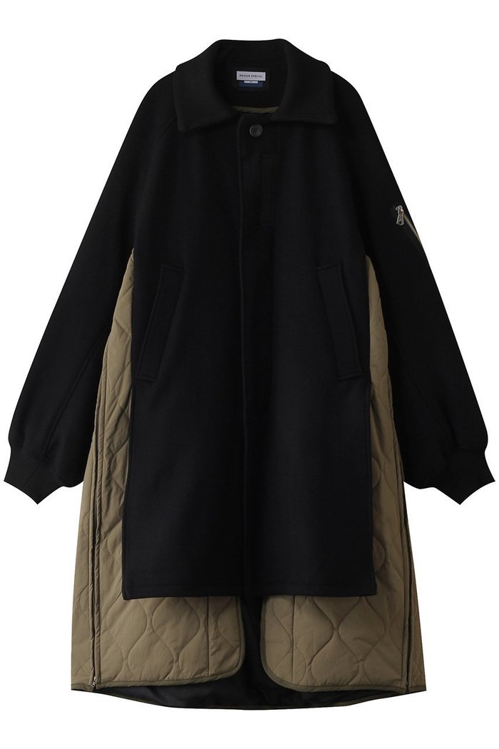 【メゾンスペシャル/MAISON SPECIAL】の【UNISEX】レイヤリングキルティングコート インテリア・キッズ・メンズ・レディースファッション・服の通販 founy(ファニー) https://founy.com/ ファッション Fashion レディースファッション Fashion for Women アウター Coat / Outerwear Collection コート・ロングコート・ピーコート Long Coats, Peacoats & More ジュエリー Jewelry ファッションリング Fashion Rings イヤリング・フープ・ドロップタイプ Hoop, Drop & Clip Earrings ユニセックス Unisex, Genderless おすすめ Recommended / Our Picks スリーブ Sleeve, Long Sleeve / Short Sleeve ロング Long, Long-Length |ID: prp329100004247986 ipo3291000000032941225