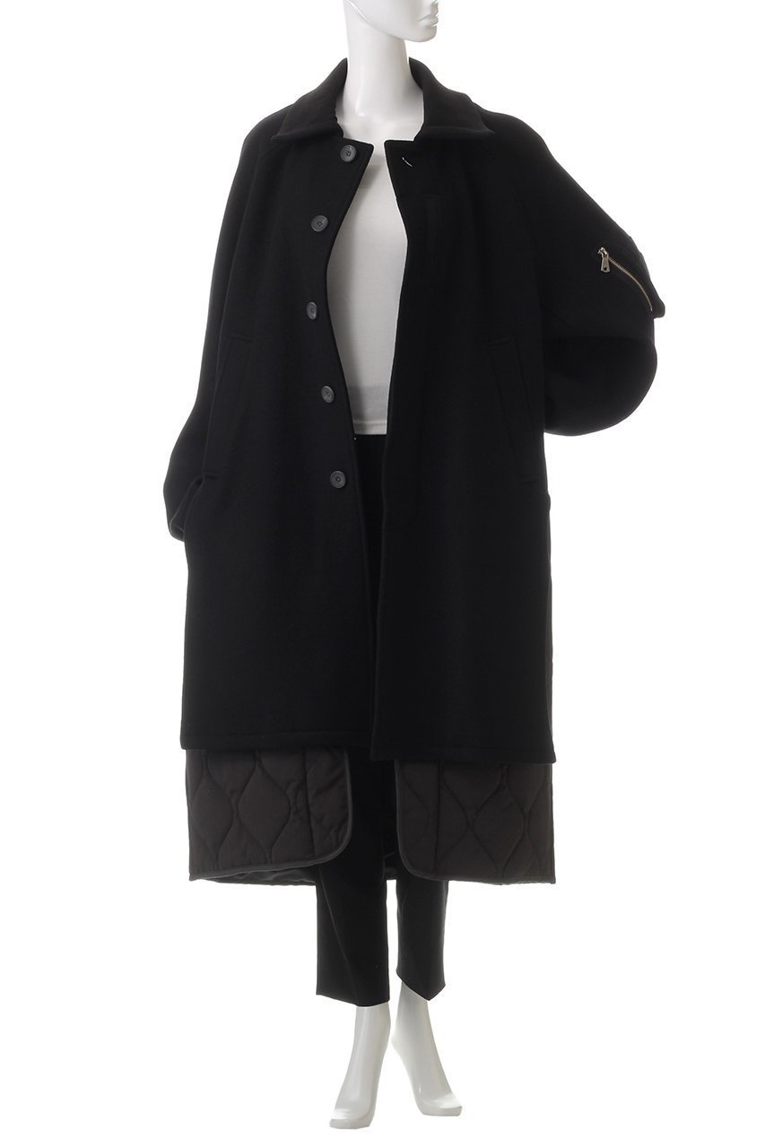 【メゾンスペシャル/MAISON SPECIAL】の【UNISEX】レイヤリングキルティングコート 人気、トレンドファッション・服の通販 founy(ファニー) 　ファッション　Fashion　レディースファッション　Fashion for Women　アウター　Coat / Outerwear Collection　コート・ロングコート・ピーコート　Long Coats, Peacoats & More　ジュエリー　Jewelry　ファッションリング　Fashion Rings　イヤリング・フープ・ドロップタイプ　Hoop, Drop & Clip Earrings　ユニセックス　Unisex, Genderless　おすすめ　Recommended / Our Picks　スリーブ　Sleeve, Long Sleeve / Short Sleeve　ロング　Long, Long-Length　other-8|ID: prp329100004247986 ipo3291000000032941296