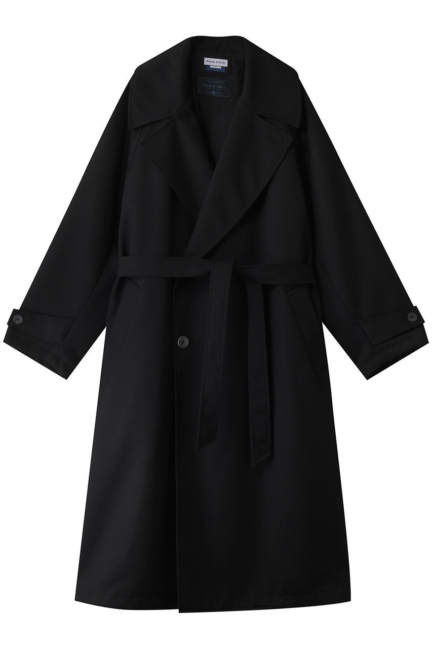 【メゾンスペシャル/MAISON SPECIAL】の【UNISEX】イタリアンデッドストックアルスターコート インテリア・キッズ・メンズ・レディースファッション・服の通販 founy(ファニー) 　ファッション　Fashion　レディースファッション　Fashion for Women　アウター　Coat / Outerwear Collection　コート・ロングコート・ピーコート　Long Coats, Peacoats & More　ユニセックス　Unisex, Genderless　イタリア　Italy　ベーシック　Basic, Essential　リュクス　Luxury, Elegant, High-End, Chic　ロング　Long, Long-Length　D.BLK(ブラック)|ID: prp329100004247987 ipo3291000000036060848