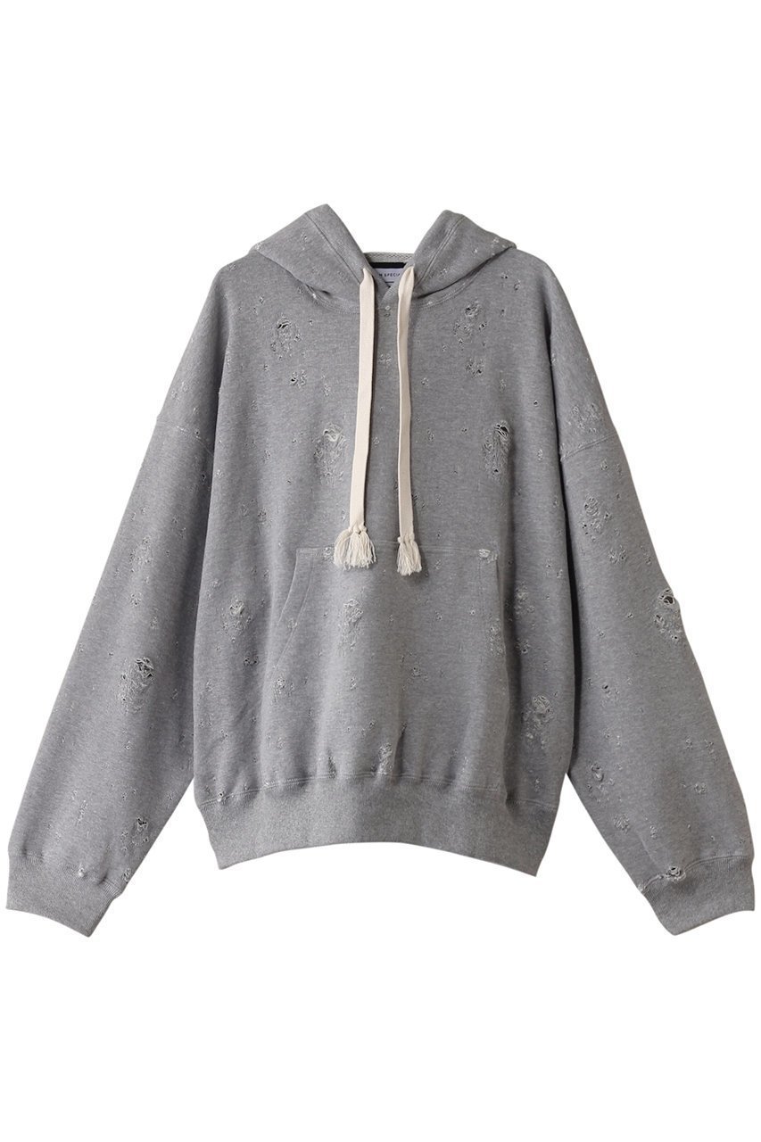 【メゾンスペシャル/MAISON SPECIAL】の【UNISEX】ダメージ裏毛ジャガードスウェットパーカー インテリア・キッズ・メンズ・レディースファッション・服の通販 founy(ファニー) ファッション Fashion レディースファッション Fashion for Women トップス・カットソー Cut & Sew Tops シャツ・ブラウス・オフィスカジュアル Elegant Blouses & Button-Ups レディースパーカー・カジュアルフーディー Casual Hoodies & Sweatshirts ロングTシャツ・Tシャツ Longline T-Shirts & Tees スウェット・クルーネックトップス Sweatshirts & Crewnecks / Relaxed Fit Sweat Tops カットソー・ベーシックTシャツ Cut-and-Sewn Tops / Stretch Tees & Basics ユニセックス Unisex, Genderless ジャカード/ジャガード Jacquard, Woven Pattern スリーブ Sleeve, Long Sleeve / Short Sleeve ダメージ Distressed, Destroyed ロング Long, Long-Length 定番 Standard, Basic Item GRY(グレー)|ID: prp329100004247988 ipo3291000000032891022