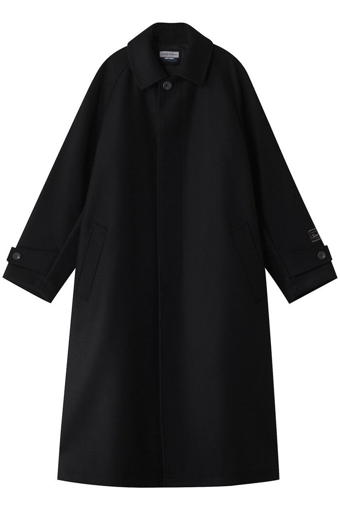 【メゾンスペシャル/MAISON SPECIAL】の【UNISEX】S140メルトンステンカラーコート インテリア・キッズ・メンズ・レディースファッション・服の通販 founy(ファニー) https://founy.com/ ファッション Fashion レディースファッション Fashion for Women アウター Coat / Outerwear Collection コート・ロングコート・ピーコート Long Coats, Peacoats & More ユニセックス Unisex, Genderless なめらか Smooth, Silky Texture メルトン Melton, Heavy Wool ロング Long, Long-Length 定番 Standard, Basic Item |ID: prp329100004247990 ipo3291000000035653761