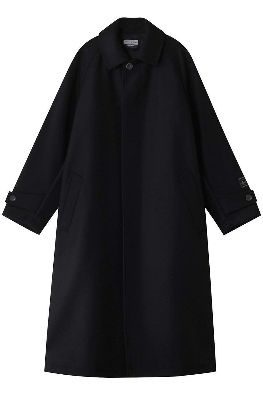 【メゾンスペシャル/MAISON SPECIAL】の【UNISEX】S140メルトンステンカラーコート 人気、トレンドファッション・服の通販 founy(ファニー) 　ファッション　Fashion　レディースファッション　Fashion for Women　アウター　Coat / Outerwear Collection　コート・ロングコート・ピーコート　Long Coats, Peacoats & More　ユニセックス　Unisex, Genderless　なめらか　Smooth, Silky Texture　メルトン　Melton, Heavy Wool　ロング　Long, Long-Length　定番　Standard, Basic Item　 other-1|ID: prp329100004247990 ipo3291000000035653761