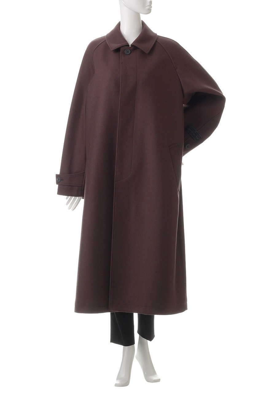 【メゾンスペシャル/MAISON SPECIAL】の【UNISEX】S140メルトンステンカラーコート 人気、トレンドファッション・服の通販 founy(ファニー) 　ファッション　Fashion　レディースファッション　Fashion for Women　アウター　Coat / Outerwear Collection　コート・ロングコート・ピーコート　Long Coats, Peacoats & More　ユニセックス　Unisex, Genderless　なめらか　Smooth, Silky Texture　メルトン　Melton, Heavy Wool　ロング　Long, Long-Length　定番　Standard, Basic Item　other-2|ID: prp329100004247990 ipo3291000000036490787