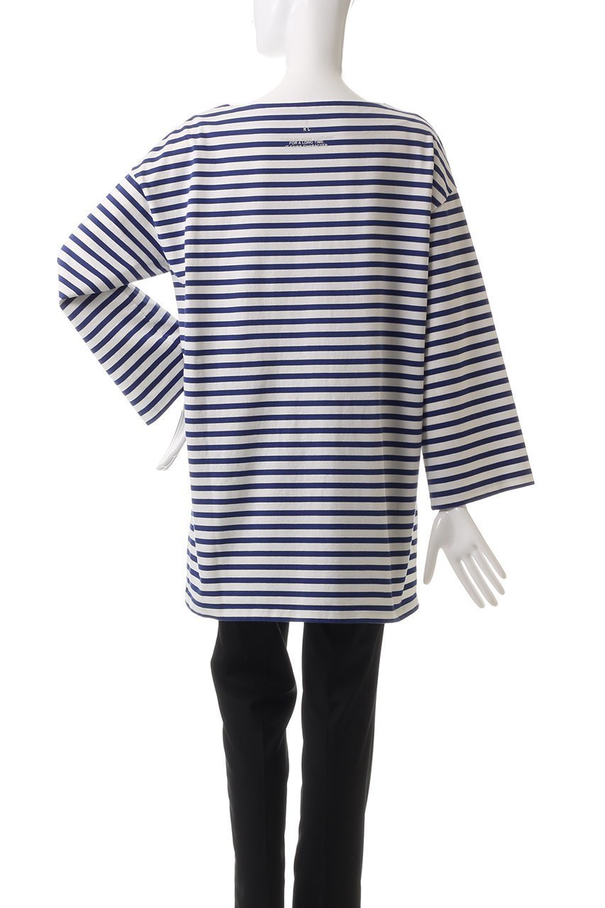【カレンソロジー/Curensology】の&RCPBLボーダープルオーバー 人気、トレンドファッション・服の通販 founy(ファニー) 　ファッション　Fashion　レディースファッション　WOMEN　トップス・カットソー　Tops/Tshirt　シャツ/ブラウス　Shirts/Blouses　ロング / Tシャツ　T-Shirts　プルオーバー　Pullover　カットソー　Cut and Sewn　スリーブ　Sleeve　ボーダー　Border　ロング　Long　再入荷　Restock/Back In Stock/Re Arrival　other-4|ID: prp329100004247993 ipo3291000000031378165