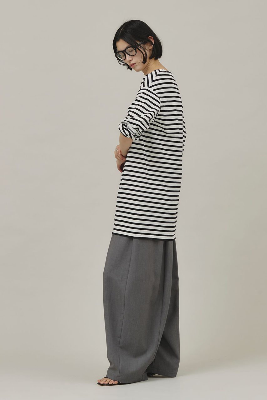 【カレンソロジー/Curensology】の&RCPBLボーダープルオーバー 人気、トレンドファッション・服の通販 founy(ファニー) 　ファッション　Fashion　レディースファッション　Fashion for Women　トップス・カットソー　Cut & Sew Tops　シャツ・ブラウス・オフィスカジュアル　Elegant Blouses & Button-Ups　ロングTシャツ・Tシャツ　Longline T-Shirts & Tees　カジュアルプルオーバー・ニットトップス　Pullovers & Knit Tops / Casual Pullovers　カットソー・ベーシックTシャツ　Cut-and-Sewn Tops / Stretch Tees & Basics　スリーブ　Sleeve, Long Sleeve / Short Sleeve　ボーダー　Border, Stripe　ロング　Long, Long-Length　再入荷　Restock / Back in Stock　other-7|ID: prp329100004247993 ipo3291000000035433322