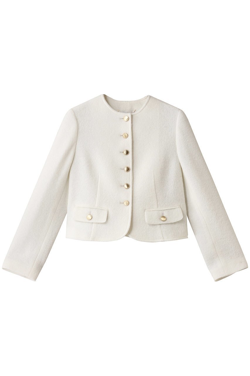 【アルアバイル/allureville】のブークレーノーカラージャケット 人気、トレンドファッション・服の通販 founy(ファニー) 　ファッション　Fashion　レディースファッション　Fashion for Women　アウター　Coat / Outerwear Collection　レディースジャケット・軽アウター　Jackets　ノーカラージャケット / シンプル上品コーデ　Collarless Jackets　コンパクト　Compact, Small Size　ジャケット　Jacket, Outerwear　リュクス　Luxury, Elegant, High-End, Chic　 other-1|ID: prp329100004247996 ipo3291000000032936620