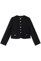 【アルアバイル/allureville】のブークレーノーカラージャケット ブラック|ID: prp329100004247996 ipo3291000000032936644