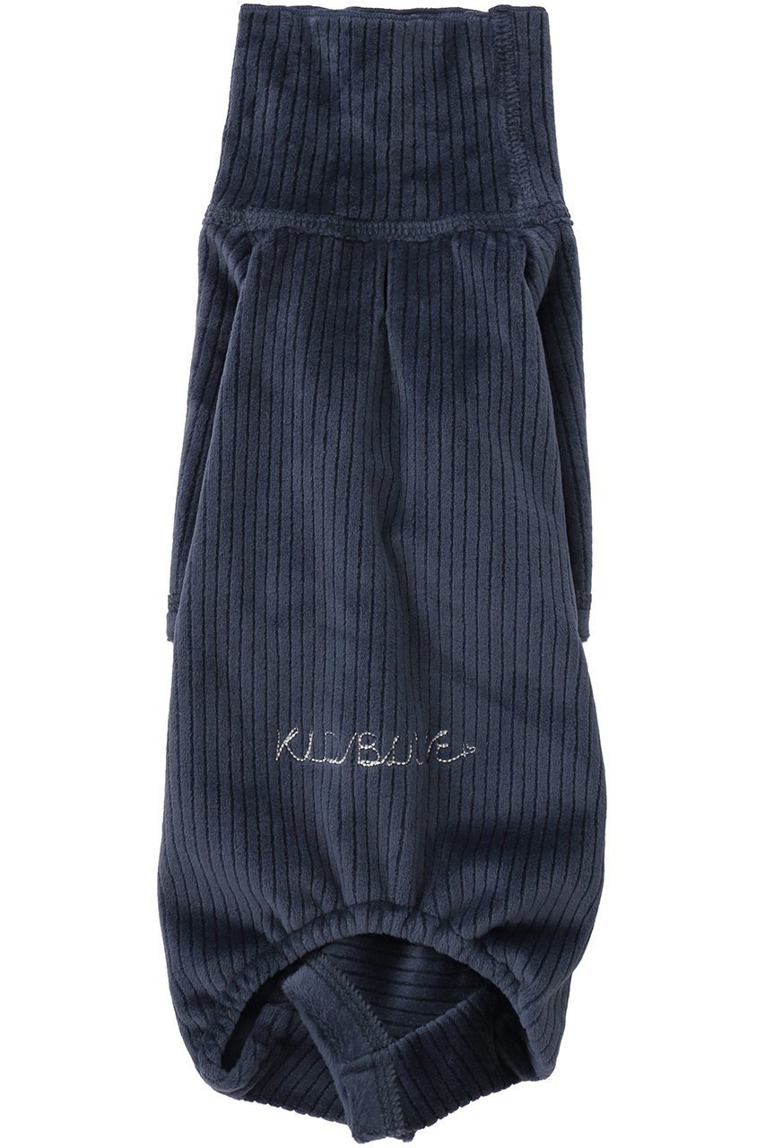 【キッドブルー/KID BLUE / GOODS】の24ストライプシャギードッグウエア インテリア・キッズ・メンズ・レディースファッション・服の通販 founy(ファニー) 　なめらか　Smooth　ストライプ　Stripe　ハイネック　High Neck　ベロア　Velor　NEW・新作・新着・新入荷　New Arrivals　ネイビー|ID: prp329100004248014 ipo3291000000029477946