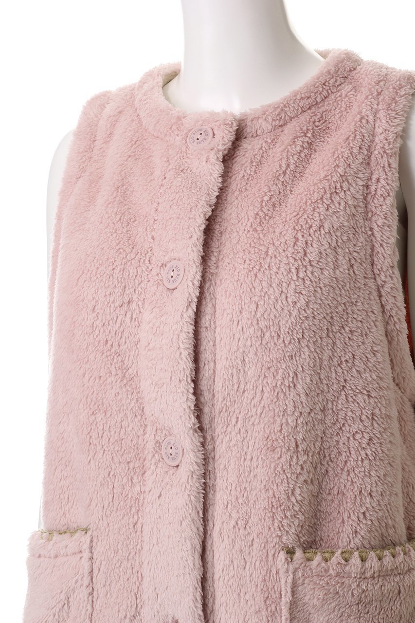 【キッドブルー/KID BLUE】の24フラッフィーシャギーベスト 人気、トレンドファッション・服の通販 founy(ファニー) 　ファッション　Fashion　レディースファッション　Fashion for Women　アウター　Coat / Outerwear Collection　トップス・カットソー　Cut & Sew Tops　ベスト&ジレ / 重ね着スタイル　Vests & Gilets　おすすめ　Recommended / Our Picks　パジャマ　Pajamas, Sleepwear　ベスト　Vest, Waistcoat　リラックス　Relax, Relaxed Fit　人気　Popular, Best Seller　再入荷　Restock / Back in Stock　other-5|ID: prp329100004248016 ipo3291000000036058199