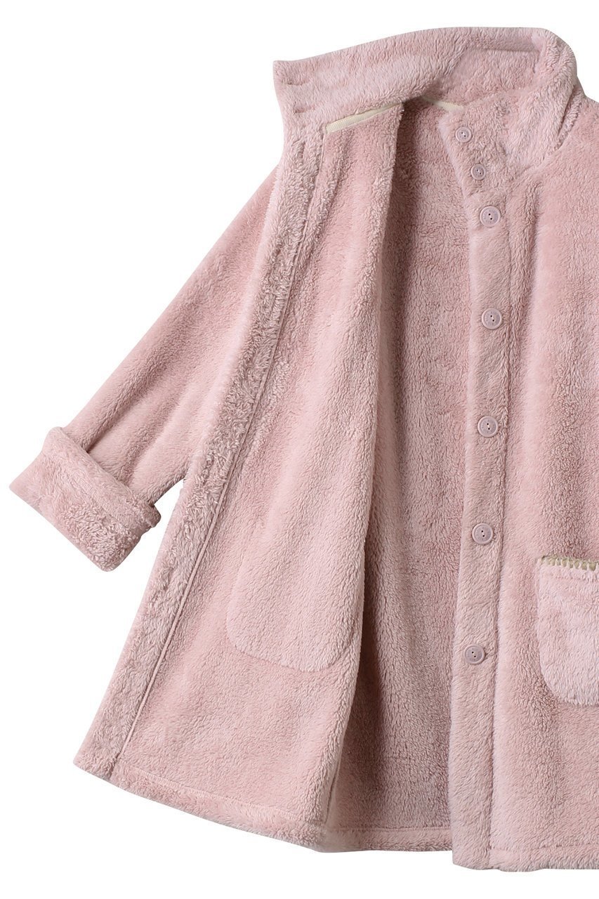 【キッドブルー/KID BLUE】の24フラッフィーシャギーガウン 人気、トレンドファッション・服の通販 founy(ファニー) 　ファッション　Fashion　レディースファッション　Fashion for Women　トップス・カットソー　Cut & Sew Tops　お家時間・ステイホーム　Stay Home / At Home　ガウン　Gown, Robe　スタンド　Stand Collar, Upright Stand　スリーブ　Sleeve, Long Sleeve / Short Sleeve　パジャマ　Pajamas, Sleepwear　ロング　Long, Long-Length　人気　Popular, Best Seller　再入荷　Restock / Back in Stock　other-6|ID: prp329100004248017 ipo3291000000034875460