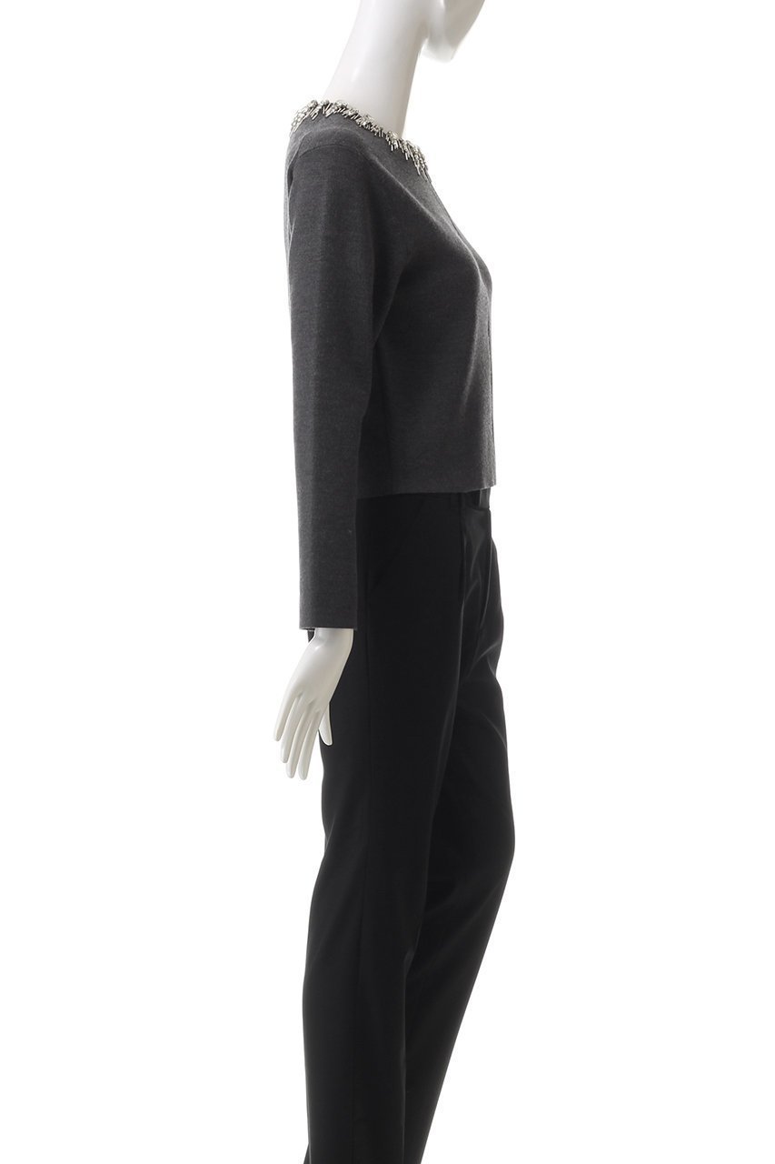 【オーヴィル/EAUVIRE】のビジューカーディガン 人気、トレンドファッション・服の通販 founy(ファニー) 　ファッション　Fashion　レディースファッション　WOMEN　トップス・カットソー　Tops/Tshirt　ニット　Knit Tops　カーディガン　Cardigans　イタリア　Italy　カーディガン　Cardigan　ガラス　Glass　シルク　Silk　ビジュー　Bijou　ロング　Long　other-3|ID: prp329100004249193 ipo3291000000031377446