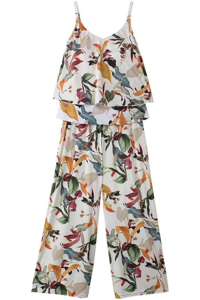 【コーラルヴェール/Coral Veil】のClassy Leafガウチョパンツセット インテリア・キッズ・メンズ・レディースファッション・服の通販 founy(ファニー) https://founy.com/ ファッション Fashion レディースファッション Fashion for Women 水着 Swimwear レディース水着・ビーチウェア Swimwear & Beachwear スポーツ Sports, Activewear セットアップ Set-Up, Coordinated Outfit ボタニカル Botanical, Floral Pattern リゾート Resort, Vacation Style ロング Long, Long-Length 水着 Swimsuit, Swimwear |ID: prp329100004249215 ipo3291000000036112668