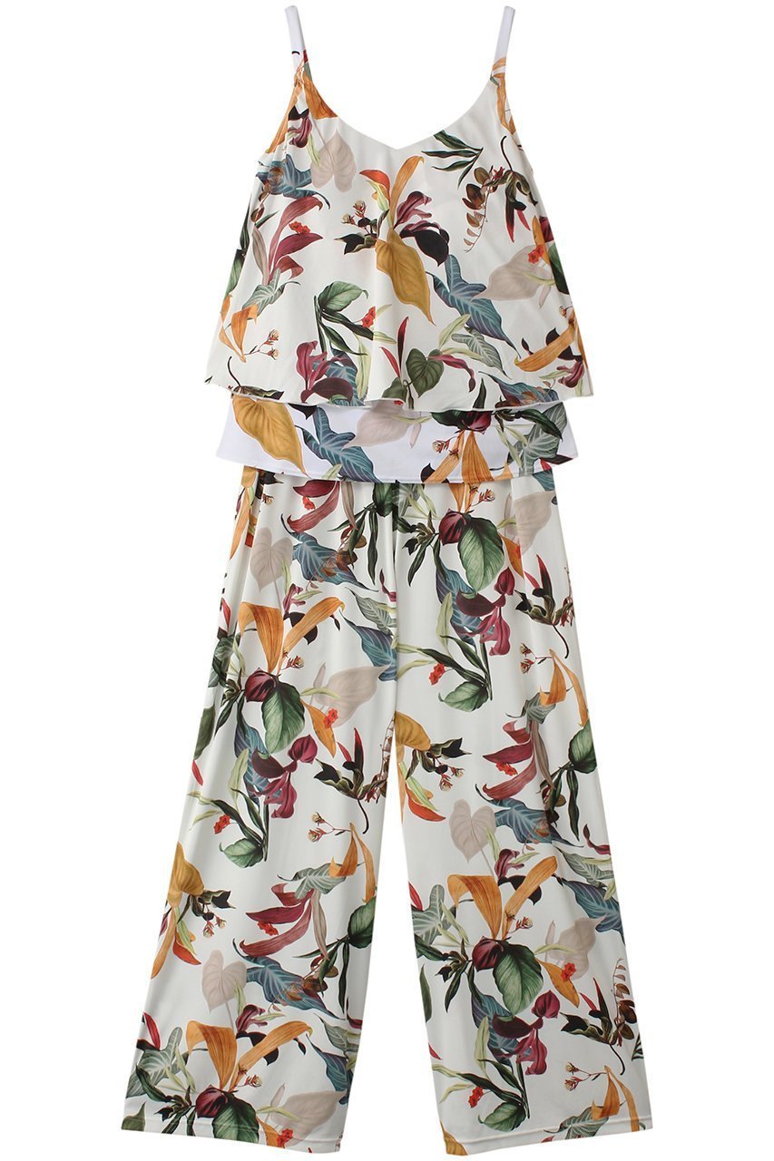 【コーラルヴェール/Coral Veil】のClassy Leafガウチョパンツセット 人気、トレンドファッション・服の通販 founy(ファニー) 　ファッション　Fashion　レディースファッション　Fashion for Women　水着　Swimwear　レディース水着・ビーチウェア　Swimwear & Beachwear　スポーツ　Sports, Activewear　セットアップ　Set-Up, Coordinated Outfit　ボタニカル　Botanical, Floral Pattern　リゾート　Resort, Vacation Style　ロング　Long, Long-Length　水着　Swimsuit, Swimwear　 other-1|ID: prp329100004249215 ipo3291000000036112668