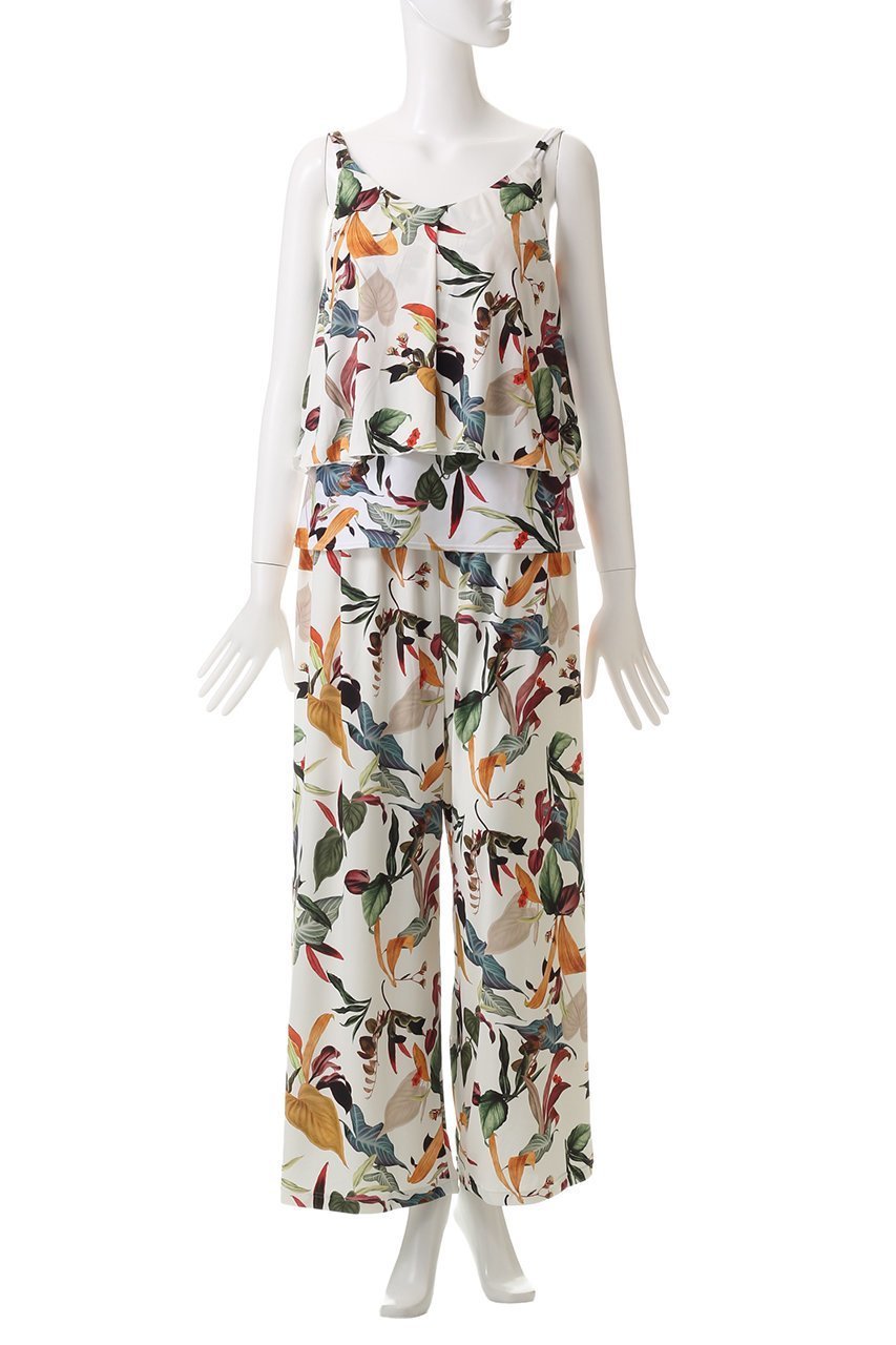 【コーラルヴェール/Coral Veil】のClassy Leafガウチョパンツセット 人気、トレンドファッション・服の通販 founy(ファニー) 　ファッション　Fashion　レディースファッション　Fashion for Women　水着　Swimwear　レディース水着・ビーチウェア　Swimwear & Beachwear　スポーツ　Sports, Activewear　セットアップ　Set-Up, Coordinated Outfit　ボタニカル　Botanical, Floral Pattern　リゾート　Resort, Vacation Style　ロング　Long, Long-Length　水着　Swimsuit, Swimwear　other-2|ID: prp329100004249215 ipo3291000000036112673