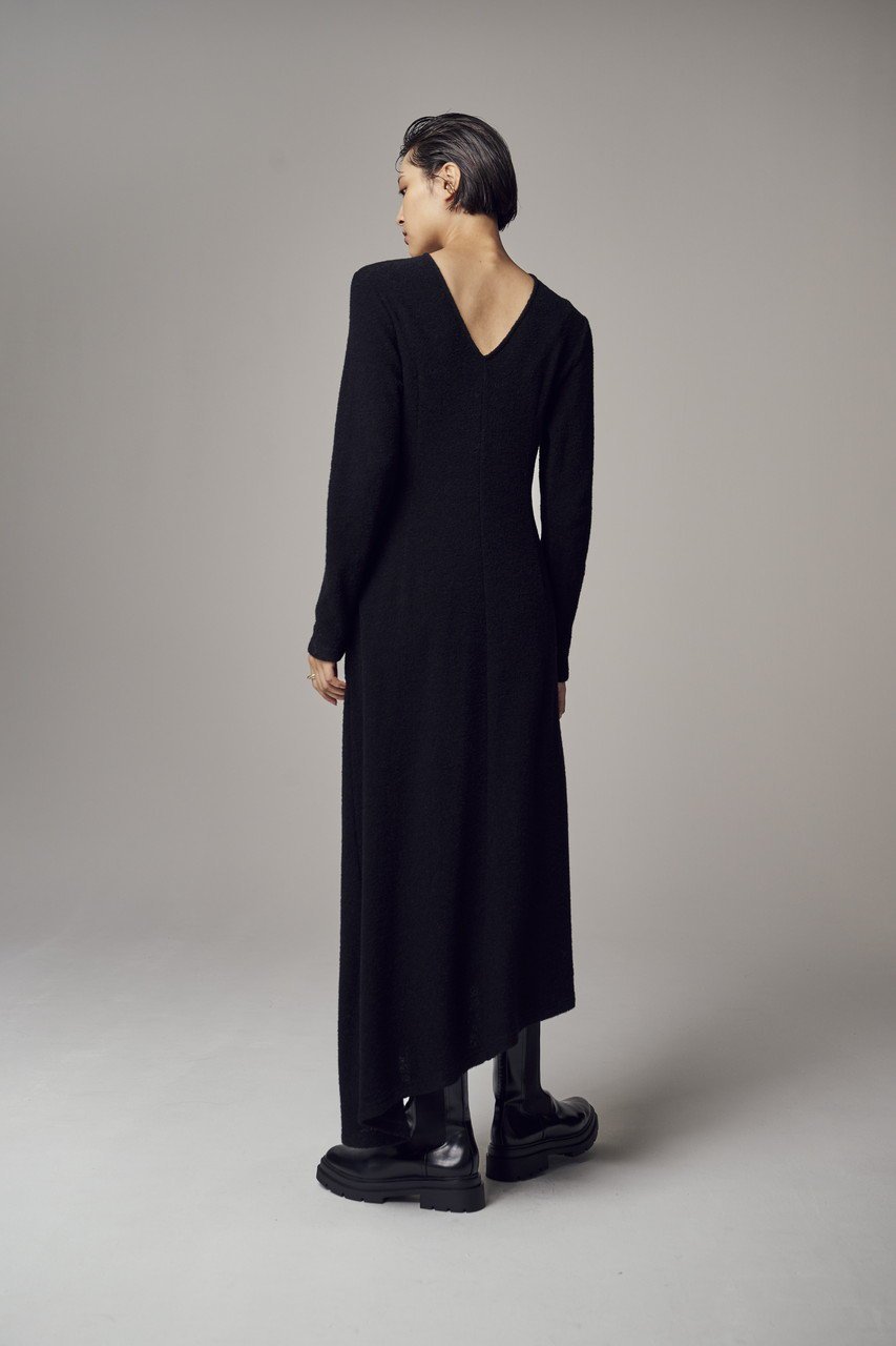 【ティーチ/TEECHI】の「ディオボンカールワンピース」ウールジャージ 人気、トレンドファッション・服の通販 founy(ファニー) 　ファッション　Fashion　レディースファッション　WOMEN　ワンピース　Dress　チュニック　Tunic　インナー　Inner　カッティング　Cutting　チュニック　Tunic　デコルテ　Decolletage　ドレス　Dress　ボトム　Bottom　ロング　Long　other-6|ID: prp329100004250706 ipo3291000000031377053