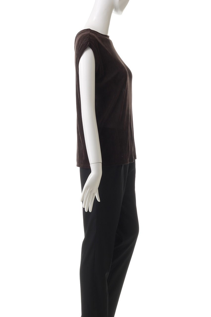 【ティーチ/TEECHI】の「レイヤード アシメトップス」スムースフロッキー 人気、トレンドファッション・服の通販 founy(ファニー) 　ファッション　Fashion　レディースファッション　WOMEN　トップス・カットソー　Tops/Tshirt　シャツ/ブラウス　Shirts/Blouses　ロング / Tシャツ　T-Shirts　カットソー　Cut and Sewn　アシンメトリー　Asymmetry　スリーブ　Sleeve　ノースリーブ　No Sleeve　ロング　Long　A/W・秋冬　Aw・Autumn/Winter・Fw・Fall-Winter　other-3|ID: prp329100004250707 ipo3291000000031377059