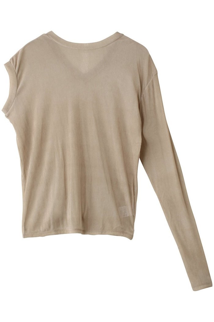 【ティーチ/TEECHI】の「レイヤード アシメトップス」スムースフロッキー インテリア・キッズ・メンズ・レディースファッション・服の通販 founy(ファニー) https://founy.com/ ファッション Fashion レディースファッション Fashion for Women トップス・カットソー Cut & Sew Tops シャツ・ブラウス・オフィスカジュアル Elegant Blouses & Button-Ups ロングTシャツ・Tシャツ Longline T-Shirts & Tees カットソー・ベーシックTシャツ Cut-and-Sewn Tops / Stretch Tees & Basics アシンメトリー Asymmetrical Style スリーブ Sleeve, Long Sleeve / Short Sleeve ノースリーブ Sleeveless, No-Sleeve ロング Long, Long-Length A/W・秋冬 Autumn/Winter |ID: prp329100004250707 ipo3291000000032891139