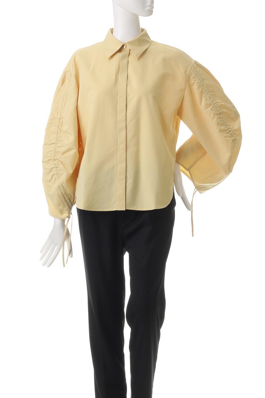 【ティーチ/TEECHI】の「エアバルーンブラウス」リッチタフタ 人気、トレンドファッション・服の通販 founy(ファニー) 　ファッション　Fashion　レディースファッション　Fashion for Women　トップス・カットソー　Cut & Sew Tops　シャツ・ブラウス・オフィスカジュアル　Elegant Blouses & Button-Ups　ギャザー　Gathered, Ruffled　スリーブ　Sleeve, Long Sleeve / Short Sleeve　タフタ　Taffeta, Structured Fabric　バルーン　Balloon, Balloon Silhouette　ラグジュアリー　Luxury, Elegant　ロング　Long, Long-Length　other-2|ID: prp329100004250709 ipo3291000000035823162