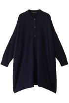 【ミズイロ インド/mizuiro ind】のlong C/D with collar カーディガン navy|ID: prp329100004250764 ipo3291000000029501001