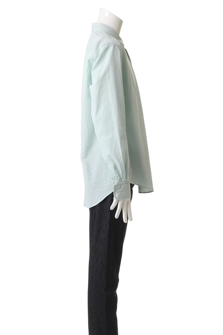 【フランク&アイリーン/Frank&Eileen / MEN】の【MEN】FINBAR イタリアンコットン グリーンストライプシャツ 人気、トレンドファッション・服の通販 founy(ファニー) 　ファッション　Fashion　メンズファッション　Fashion for Men　ストライプ　Stripe, Striped Pattern　スリーブ　Sleeve, Long Sleeve / Short Sleeve　リラックス　Relax, Relaxed Fit　ロング　Long, Long-Length　新作・新入荷　New Arrivals / New In　other-3|ID: prp329100004250768 ipo3291000000032703701
