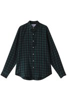 【フランク&アイリーン/Frank&Eileen / MEN】の【MEN】FINBAR イタリアンコットン ダークチェックシャツ 人気、トレンドファッション・服の通販 founy(ファニー) ファッション Fashion メンズファッション MEN なめらか Smooth スリーブ Sleeve チェック Check ロング Long NEW・新作・新着・新入荷 New Arrivals |ID:prp329100004250769