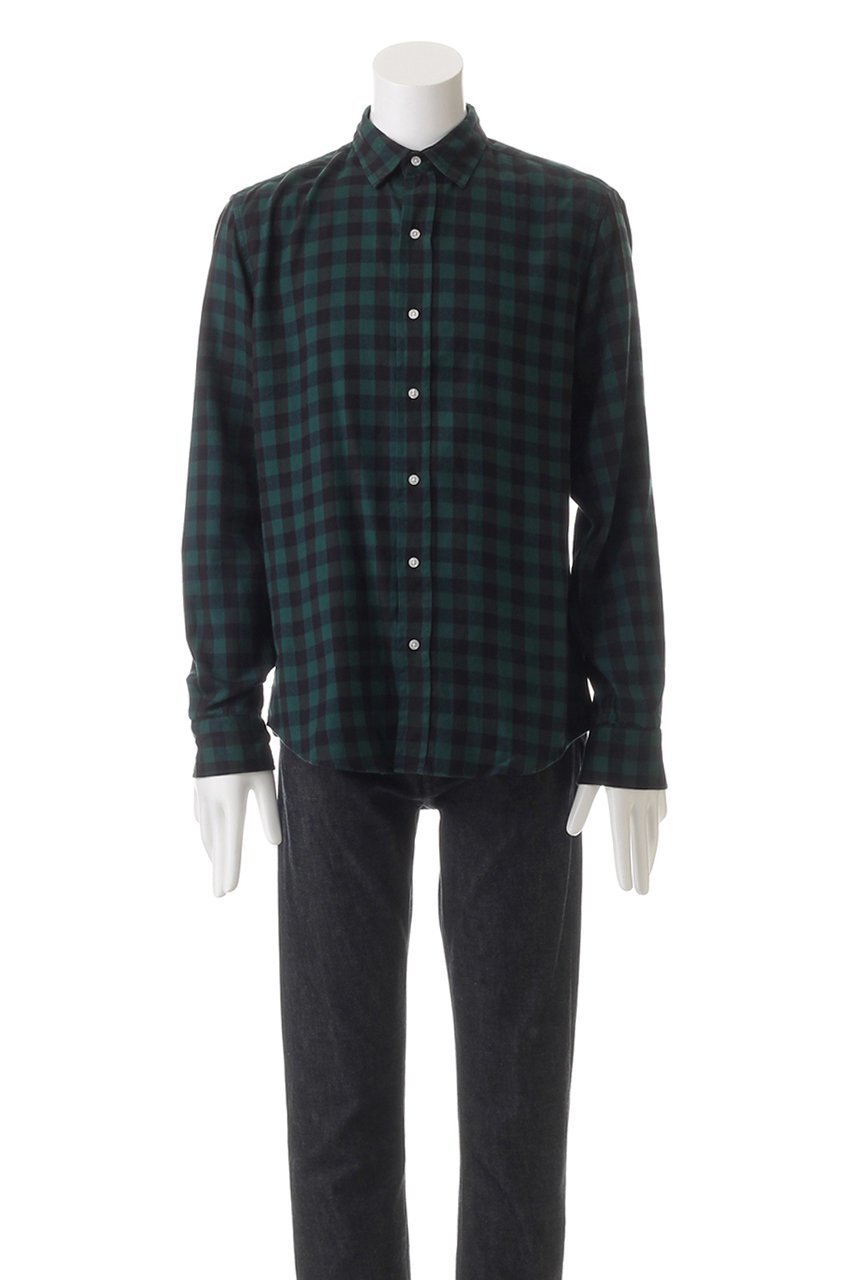 【フランク&アイリーン/Frank&Eileen / MEN】の【MEN】FINBAR イタリアンコットン ダークチェックシャツ 人気、トレンドファッション・服の通販 founy(ファニー) 　ファッション　Fashion　メンズファッション　Fashion for Men　なめらか　Smooth, Silky Texture　スリーブ　Sleeve, Long Sleeve / Short Sleeve　チェック　Check, Plaid, Tartan　ロング　Long, Long-Length　other-2|ID: prp329100004250769 ipo3291000000032887183