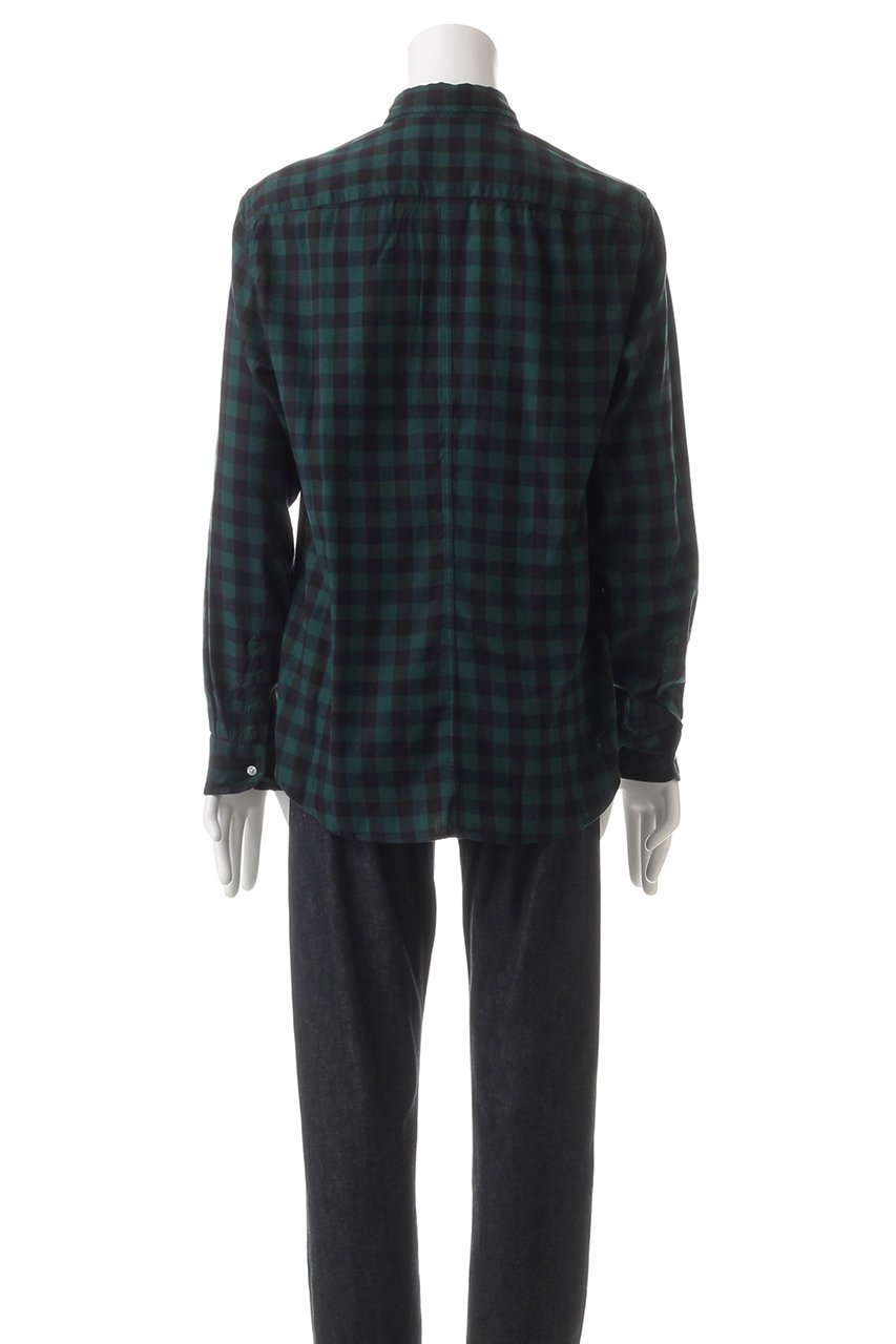 【フランク&アイリーン/Frank&Eileen / MEN】の【MEN】FINBAR イタリアンコットン ダークチェックシャツ 人気、トレンドファッション・服の通販 founy(ファニー) 　ファッション　Fashion　メンズファッション　Fashion for Men　なめらか　Smooth, Silky Texture　スリーブ　Sleeve, Long Sleeve / Short Sleeve　チェック　Check, Plaid, Tartan　ロング　Long, Long-Length　other-4|ID: prp329100004250769 ipo3291000000032887194