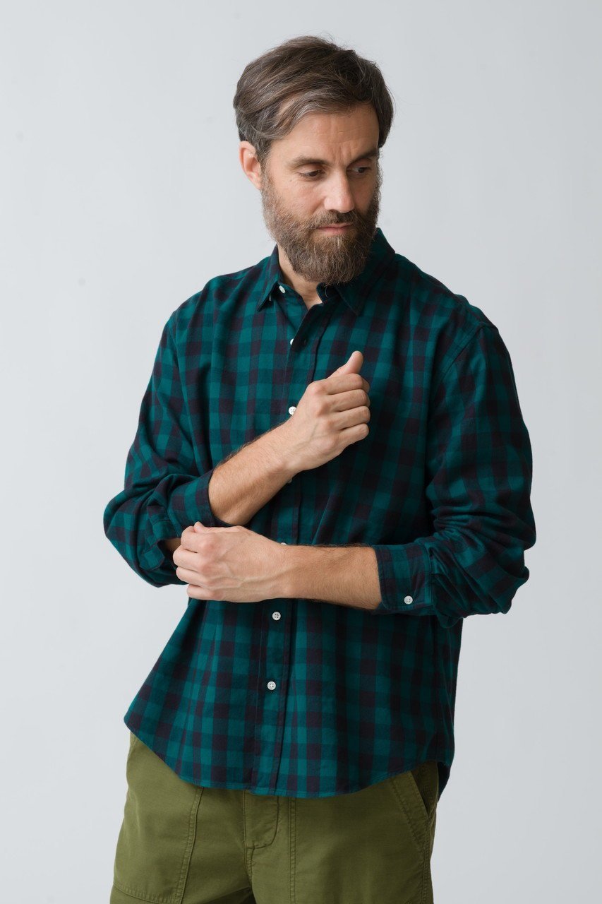 【フランク&アイリーン/Frank&Eileen / MEN】の【MEN】FINBAR イタリアンコットン ダークチェックシャツ 人気、トレンドファッション・服の通販 founy(ファニー) 　ファッション　Fashion　メンズファッション　Fashion for Men　なめらか　Smooth, Silky Texture　スリーブ　Sleeve, Long Sleeve / Short Sleeve　チェック　Check, Plaid, Tartan　ロング　Long, Long-Length　other-6|ID: prp329100004250769 ipo3291000000032887203