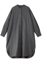 【ミズイロ インド/mizuiro ind】のstand collar shirt OP ワンピース grayA|ID: prp329100004250783 ipo3291000000032889876
