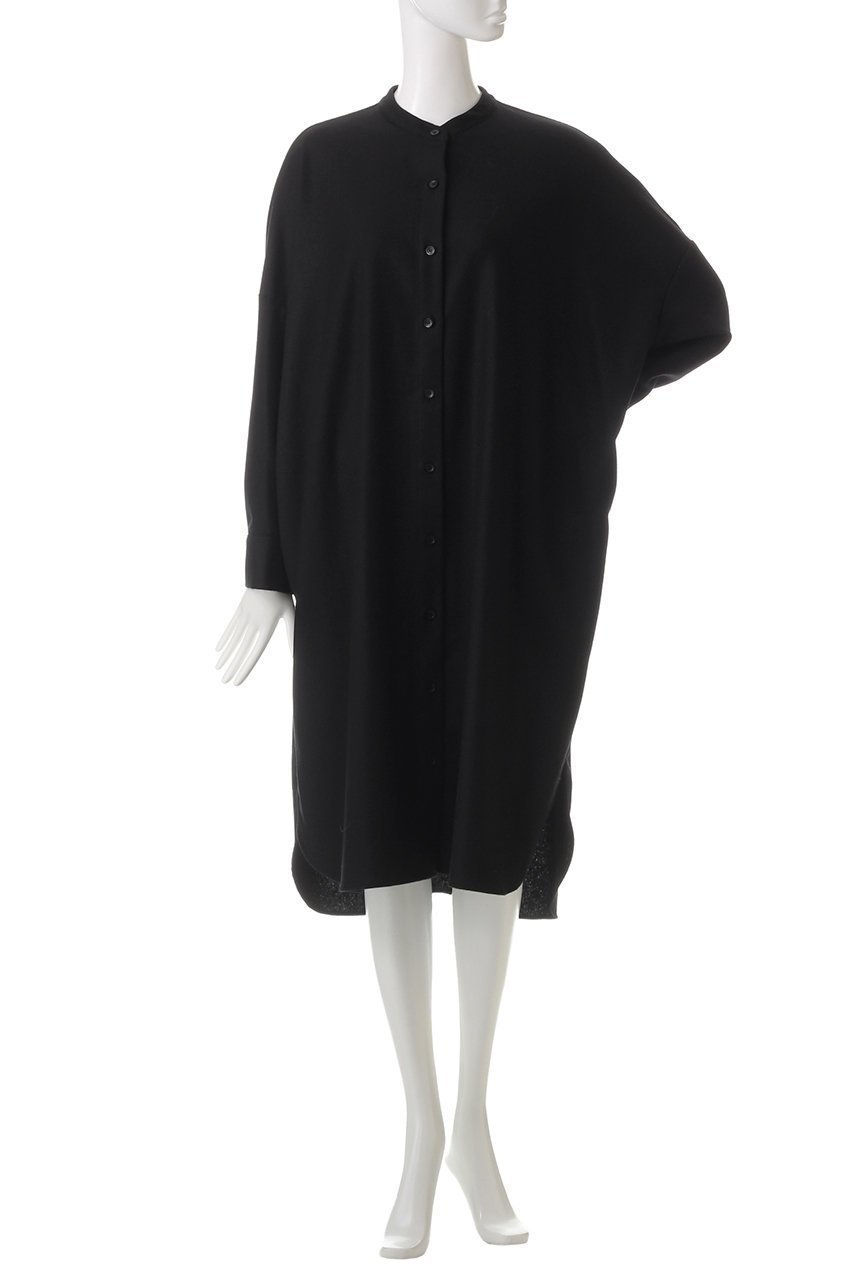 【ミズイロ インド/mizuiro ind】のstand collar shirt OP ワンピース 人気、トレンドファッション・服の通販 founy(ファニー) 　ファッション　Fashion　レディースファッション　Fashion for Women　ワンピース　Dresses　チュニック　Tunic Tops & Dresses　おすすめ　Recommended / Our Picks　サテン　Satin, Glossy Fabric　スタンド　Stand Collar, Upright Stand　チュニック　Tunic, Long Top　ロング　Long, Long-Length　エレガント 上品　Elegant　other-2|ID: prp329100004250783 ipo3291000000032889893