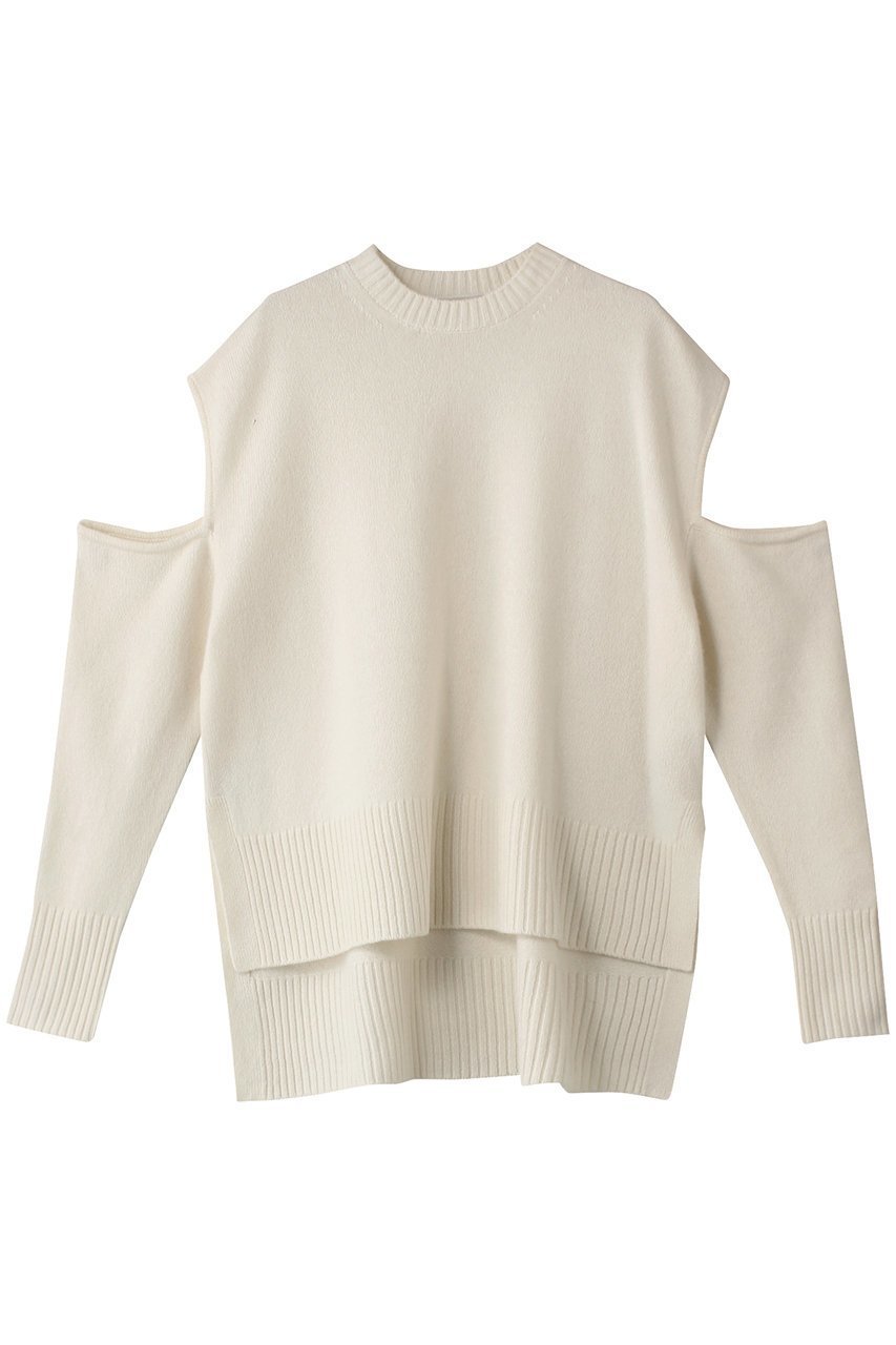 【ル フィル/LE PHIL】のウールカシミアスリットニット インテリア・キッズ・メンズ・レディースファッション・服の通販 founy(ファニー) 　ファッション　Fashion　レディースファッション　Fashion for Women　トップス・カットソー　Cut & Sew Tops　ニット　Knit Tops & Sweaters　カジュアルプルオーバー・ニットトップス　Pullovers & Knit Tops / Casual Pullovers　シルク　Silk, 100% Silk　スリット　Slit, Slit Detail　スリーブ　Sleeve, Long Sleeve / Short Sleeve　A/W・秋冬　Autumn/Winter　ホワイト|ID: prp329100004250793 ipo3291000000032965441