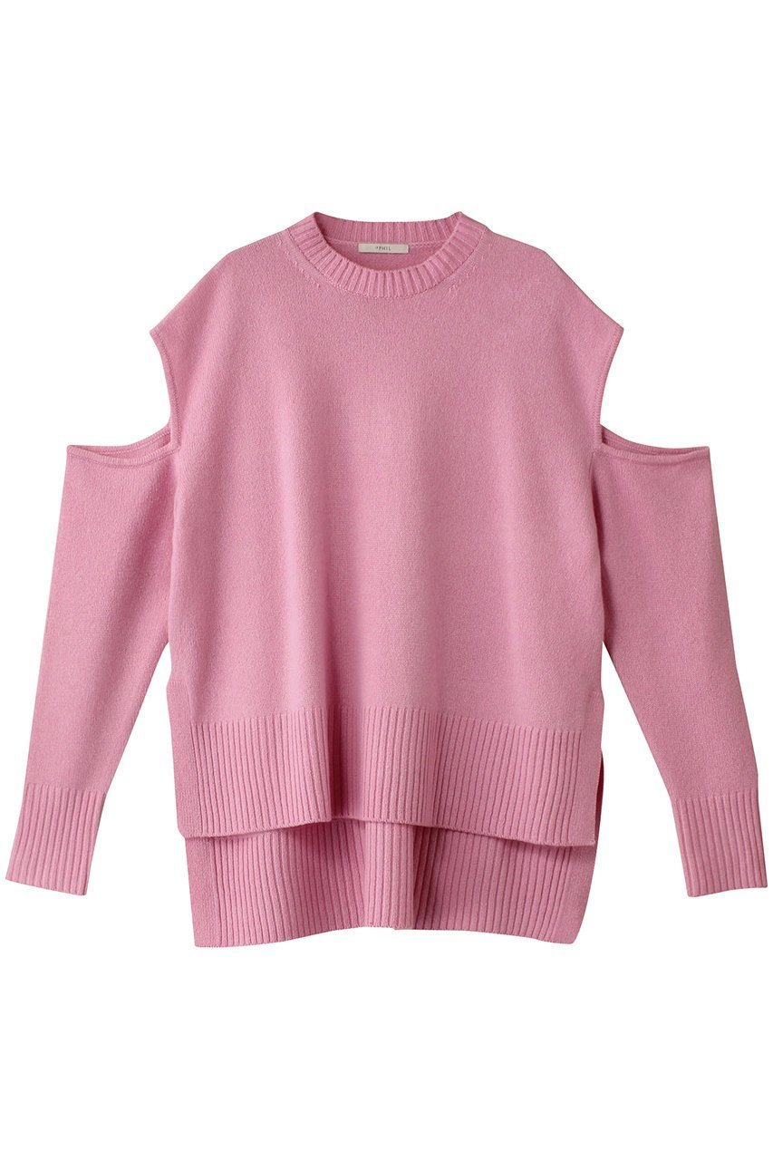 【ル フィル/LE PHIL】のウールカシミアスリットニット インテリア・キッズ・メンズ・レディースファッション・服の通販 founy(ファニー) 　ファッション　Fashion　レディースファッション　Fashion for Women　トップス・カットソー　Cut & Sew Tops　ニット　Knit Tops & Sweaters　カジュアルプルオーバー・ニットトップス　Pullovers & Knit Tops / Casual Pullovers　シルク　Silk, 100% Silk　スリット　Slit, Slit Detail　スリーブ　Sleeve, Long Sleeve / Short Sleeve　A/W・秋冬　Autumn/Winter　ピンク|ID: prp329100004250793 ipo3291000000032965443