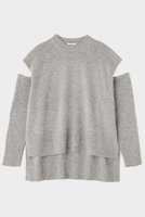 【ル フィル/LE PHIL】のウールカシミアスリットニット 人気、トレンドファッション・服の通販 founy(ファニー) ファッション Fashion レディースファッション Fashion for Women トップス・カットソー Cut & Sew Tops ニット Knit Tops & Sweaters カジュアルプルオーバー・ニットトップス Pullovers & Knit Tops / Casual Pullovers シルク Silk, 100% Silk スリット Slit, Slit Detail スリーブ Sleeve, Long Sleeve / Short Sleeve A/W・秋冬 Autumn/Winter |ID:prp329100004250793