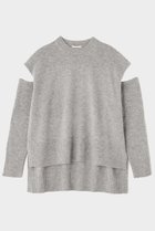 【ル フィル/LE PHIL】のウールカシミアスリットニット 人気、トレンドファッション・服の通販 founy(ファニー) ファッション Fashion レディースファッション Fashion for Women トップス・カットソー Cut & Sew Tops ニット Knit Tops & Sweaters カジュアルプルオーバー・ニットトップス Pullovers & Knit Tops / Casual Pullovers シルク Silk, 100% Silk スリット Slit, Slit Detail スリーブ Sleeve, Long Sleeve / Short Sleeve A/W・秋冬 Autumn/Winter thumbnail グレー|ID: prp329100004250793 ipo3291000000035655888