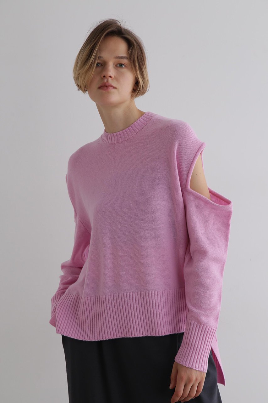 【ル フィル/LE PHIL】のウールカシミアスリットニット 人気、トレンドファッション・服の通販 founy(ファニー) 　ファッション　Fashion　レディースファッション　Fashion for Women　トップス・カットソー　Cut & Sew Tops　ニット　Knit Tops & Sweaters　カジュアルプルオーバー・ニットトップス　Pullovers & Knit Tops / Casual Pullovers　シルク　Silk, 100% Silk　スリット　Slit, Slit Detail　スリーブ　Sleeve, Long Sleeve / Short Sleeve　A/W・秋冬　Autumn/Winter　other-8|ID: prp329100004250793 ipo3291000000035655900