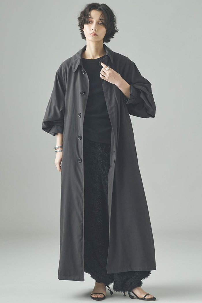 【カレンソロジー/Curensology】のピーチトレンチコート インテリア・キッズ・メンズ・レディースファッション・服の通販 founy(ファニー) https://founy.com/ ファッション Fashion レディースファッション Fashion for Women アウター Coat / Outerwear Collection コート・ロングコート・ピーコート Long Coats, Peacoats & More トレンチコート / 春秋の定番アウター Trench Coats おすすめ Recommended / Our Picks なめらか Smooth, Silky Texture ピーチ Peach, Soft Touch フロント Front, Front Design ポケット Pocket, Pocket Detail ロング Long, Long-Length ヴィンテージ Vintage Style 軽量 Lightweight, Ultra Light |ID: prp329100004250794 ipo3291000000035663325