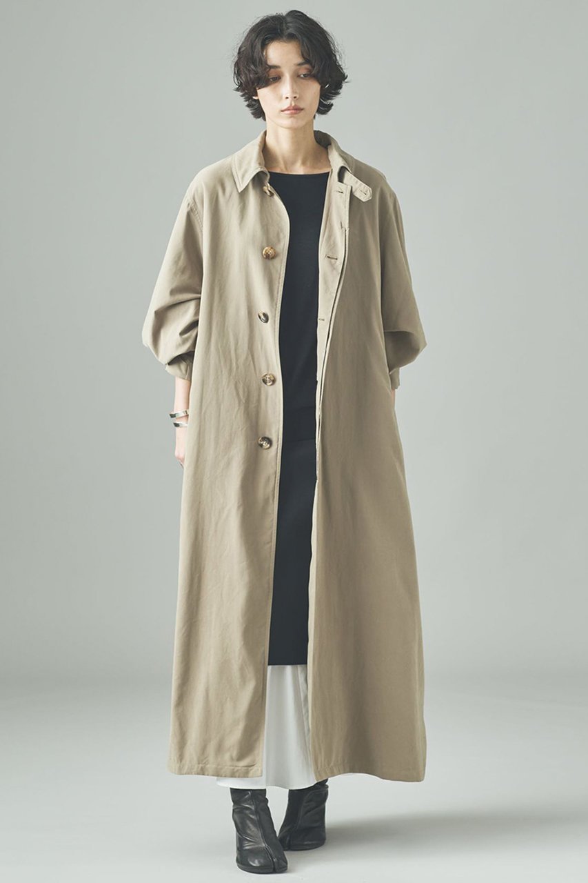 【カレンソロジー/Curensology】のピーチトレンチコート インテリア・キッズ・メンズ・レディースファッション・服の通販 founy(ファニー) ファッション Fashion レディースファッション Fashion for Women アウター Coat / Outerwear Collection コート・ロングコート・ピーコート Long Coats, Peacoats & More トレンチコート / 春秋の定番アウター Trench Coats おすすめ Recommended / Our Picks なめらか Smooth, Silky Texture ピーチ Peach, Soft Touch フロント Front, Front Design ポケット Pocket, Pocket Detail ロング Long, Long-Length ヴィンテージ Vintage Style 軽量 Lightweight, Ultra Light ライトブラウン|ID: prp329100004250794 ipo3291000000035663329