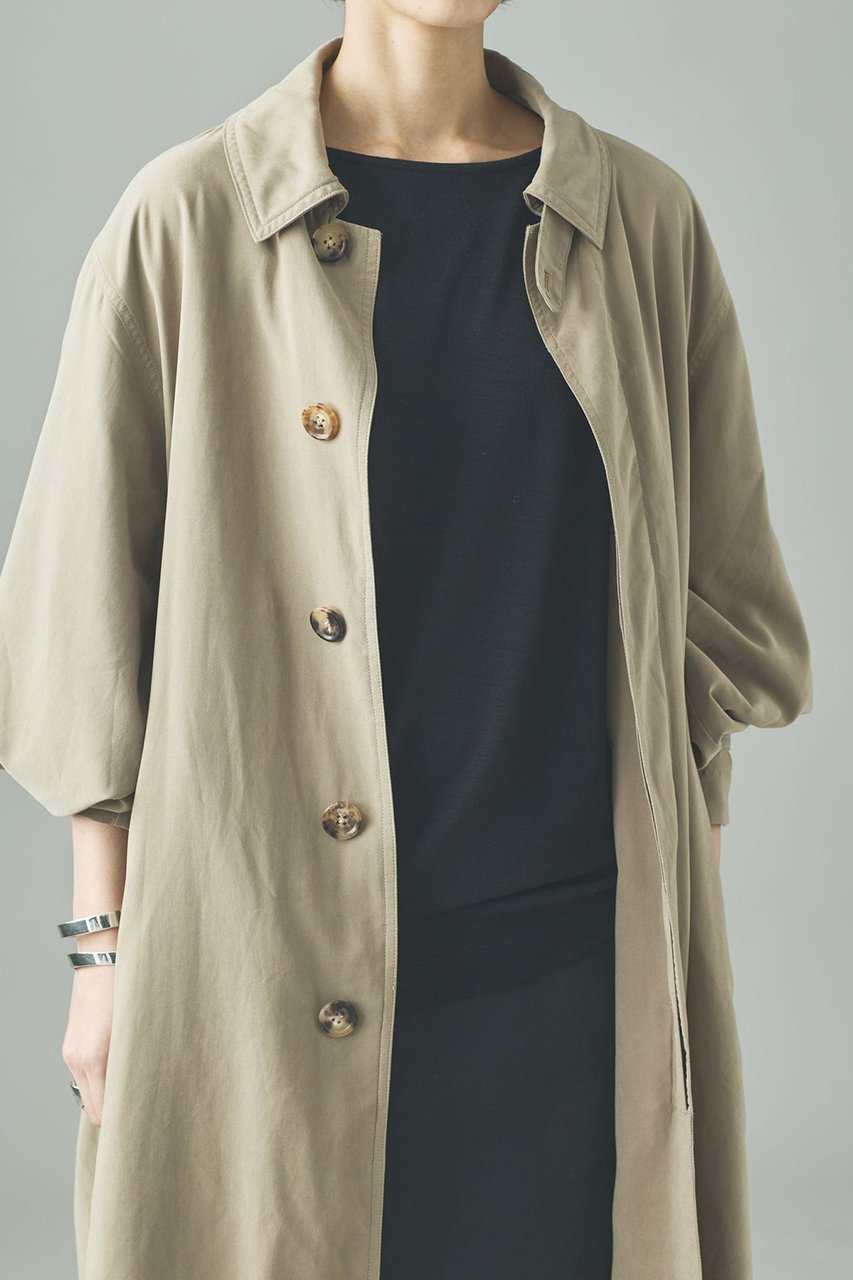 【カレンソロジー/Curensology】のピーチトレンチコート 人気、トレンドファッション・服の通販 founy(ファニー) ファッション Fashion レディースファッション Fashion for Women アウター Coat / Outerwear Collection コート・ロングコート・ピーコート Long Coats, Peacoats & More トレンチコート / 春秋の定番アウター Trench Coats おすすめ Recommended / Our Picks なめらか Smooth, Silky Texture ピーチ Peach, Soft Touch フロント Front, Front Design ポケット Pocket, Pocket Detail ロング Long, Long-Length ヴィンテージ Vintage Style 軽量 Lightweight, Ultra Light other-8|ID: prp329100004250794 ipo3291000000035777591