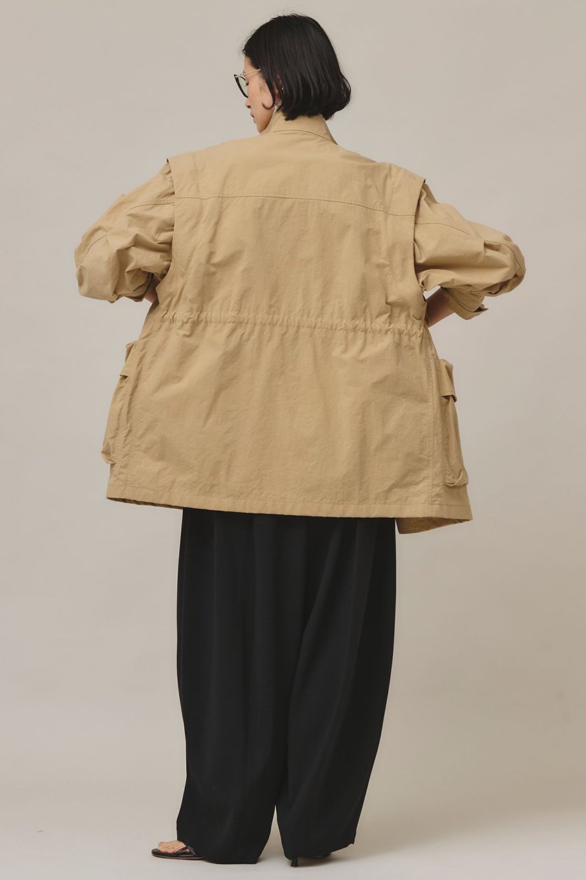 【カレンソロジー/Curensology】のミリタリー2WAYブルゾン 人気、トレンドファッション・服の通販 founy(ファニー) 　ファッション　Fashion　レディースファッション　Ladies' Fashion Online　アウター　Coat Outerwear　ジャケット　Jackets　ブルゾン　Blouson/Jackets　ジャケット　Jacket　ドローコード　Draw Cord　ブルゾン　Blouson　ベスト　Vest　ポケット　Pocket　ミリタリー　Military　軽量　Lightweight　other-4|ID: prp329100004250795 ipo3291000000032615273