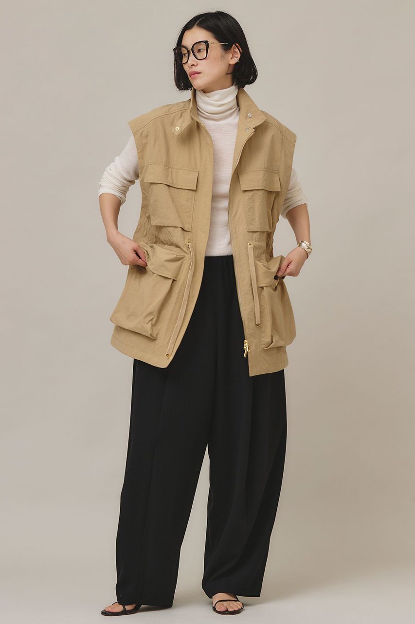 【カレンソロジー/Curensology】のミリタリー2WAYブルゾン 人気、トレンドファッション・服の通販 founy(ファニー) 　ファッション　Fashion　レディースファッション　Ladies' Fashion Online　アウター　Coat Outerwear　ジャケット　Jackets　ブルゾン　Blouson/Jackets　ジャケット　Jacket　ドローコード　Draw Cord　ブルゾン　Blouson　ベスト　Vest　ポケット　Pocket　ミリタリー　Military　軽量　Lightweight　other-5|ID: prp329100004250795 ipo3291000000032615274