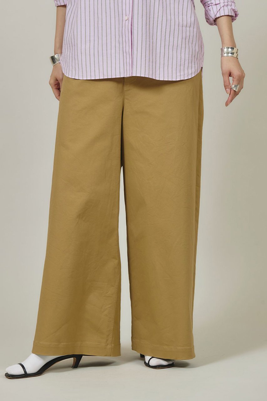 【カレンソロジー/Curensology】の〈&RC〉ワイドルーズチノパンツ インテリア・キッズ・メンズ・レディースファッション・服の通販 founy(ファニー) 　ファッション　Fashion　レディースファッション　Ladies' Fashion Online　パンツ　Pants　ストレッチ　Stretch　ポケット　Pocket　ループ　Loop　ワイド　Wide　ベージュ|ID: prp329100004250799 ipo3291000000032615299