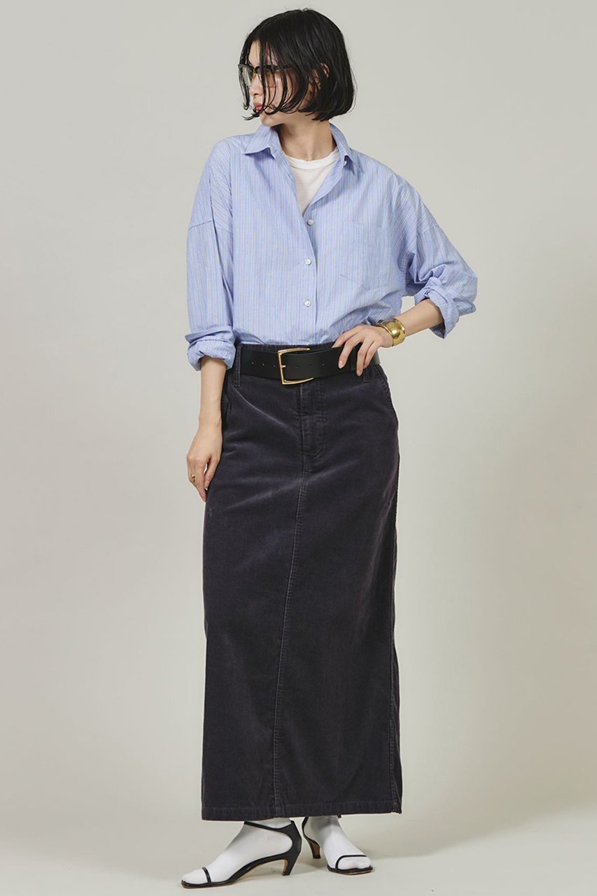 【カレンソロジー/Curensology】の〈&RC〉アンティークコールタイトスカート 人気、トレンドファッション・服の通販 founy(ファニー) 　ファッション　Fashion　レディースファッション　WOMEN　スカート　Skirt　ロングスカート　Long Skirt　クラシック　Classic　コーデュロイ　Corduroy　シンプル　Simple　ストレート　Straight　スリット　Slit　ポケット　Pocket　ループ　Loop　ロング　Long　ヴィンテージ　Vintage　other-5|ID: prp329100004250800 ipo3291000000031377425