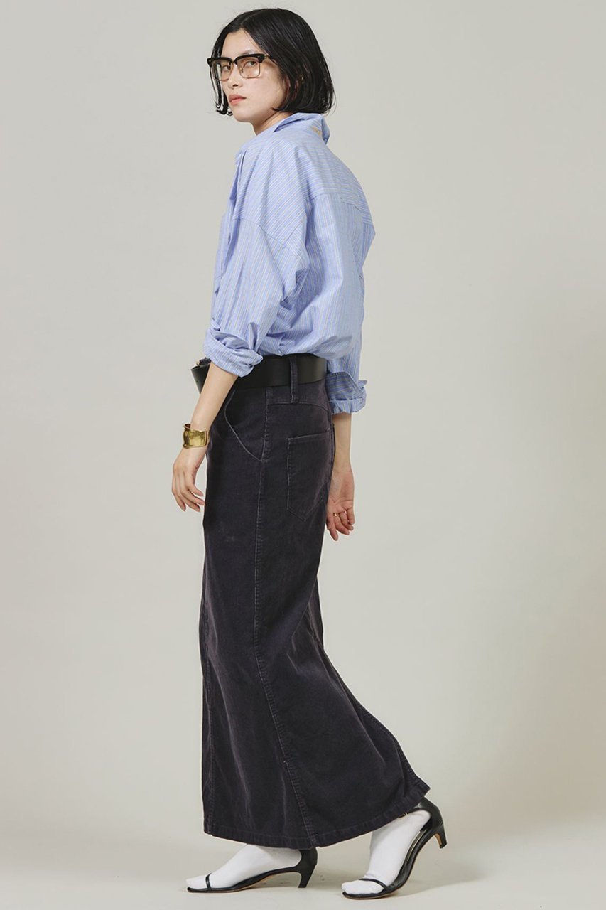 【カレンソロジー/Curensology】の〈&RC〉アンティークコールタイトスカート 人気、トレンドファッション・服の通販 founy(ファニー) 　ファッション　Fashion　レディースファッション　WOMEN　スカート　Skirt　ロングスカート　Long Skirt　クラシック　Classic　コーデュロイ　Corduroy　シンプル　Simple　ストレート　Straight　スリット　Slit　ポケット　Pocket　ループ　Loop　ロング　Long　ヴィンテージ　Vintage　other-6|ID: prp329100004250800 ipo3291000000031377427