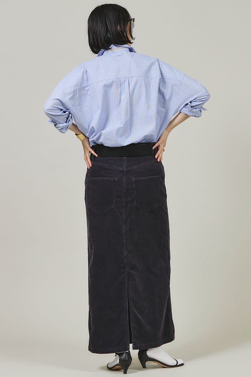 【カレンソロジー/Curensology】の〈&RC〉アンティークコールタイトスカート 人気、トレンドファッション・服の通販 founy(ファニー) 　ファッション　Fashion　レディースファッション　Fashion for Women　スカート　Skirts　ロングスカート　Long Skirts / Maxi & Midi Skirts　クラシック　Classic, Timeless Style　コーデュロイ　Corduroy, Cord Fabric　シンプル　Simple, Minimal　ストレート　Straight, Straight Cut　スリット　Slit, Slit Detail　ポケット　Pocket, Pocket Detail　ループ　Loop, Loop Knit　ロング　Long, Long-Length　ヴィンテージ　Vintage Style　other-7|ID: prp329100004250800 ipo3291000000032825081