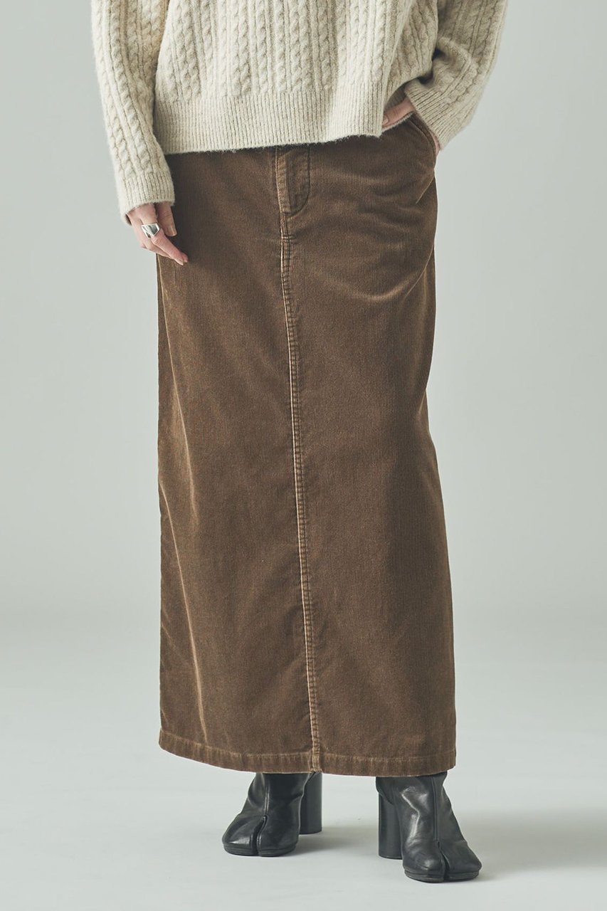 【カレンソロジー/Curensology】の〈&RC〉アンティークコールタイトスカート 人気、トレンドファッション・服の通販 founy(ファニー) 　ファッション　Fashion　レディースファッション　Fashion for Women　スカート　Skirts　ロングスカート　Long Skirts / Maxi & Midi Skirts　クラシック　Classic, Timeless Style　コーデュロイ　Corduroy, Cord Fabric　シンプル　Simple, Minimal　ストレート　Straight, Straight Cut　スリット　Slit, Slit Detail　ポケット　Pocket, Pocket Detail　ループ　Loop, Loop Knit　ロング　Long, Long-Length　ヴィンテージ　Vintage Style　 other-1|ID: prp329100004250800 ipo3291000000035693873