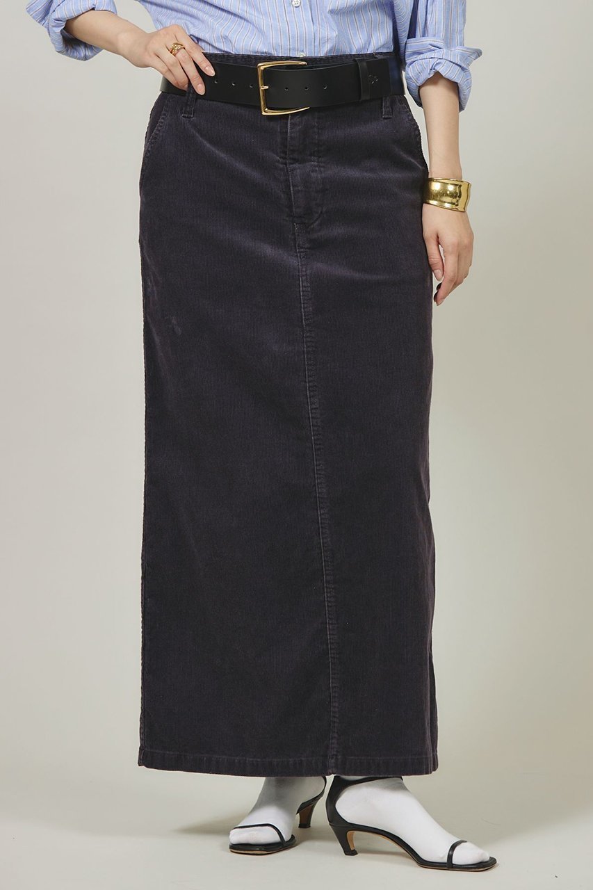 【カレンソロジー/Curensology】の〈&RC〉アンティークコールタイトスカート インテリア・キッズ・メンズ・レディースファッション・服の通販 founy(ファニー) 　ファッション　Fashion　レディースファッション　Fashion for Women　スカート　Skirts　ロングスカート　Long Skirts / Maxi & Midi Skirts　クラシック　Classic, Timeless Style　コーデュロイ　Corduroy, Cord Fabric　シンプル　Simple, Minimal　ストレート　Straight, Straight Cut　スリット　Slit, Slit Detail　ポケット　Pocket, Pocket Detail　ループ　Loop, Loop Knit　ロング　Long, Long-Length　ヴィンテージ　Vintage Style　ネイビー|ID: prp329100004250800 ipo3291000000035693875