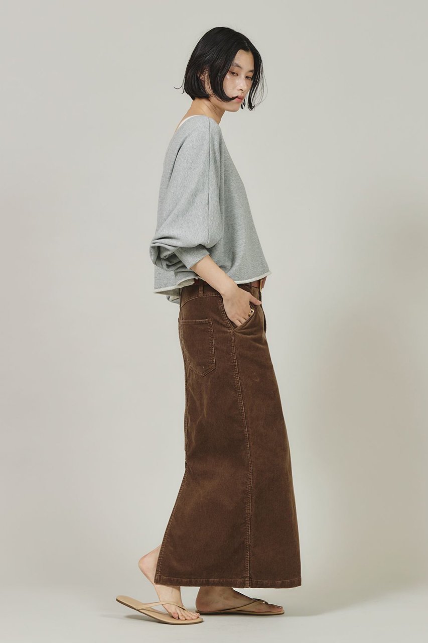 【カレンソロジー/Curensology】の〈&RC〉アンティークコールタイトスカート 人気、トレンドファッション・服の通販 founy(ファニー) 　ファッション　Fashion　レディースファッション　Fashion for Women　スカート　Skirts　ロングスカート　Long Skirts / Maxi & Midi Skirts　クラシック　Classic, Timeless Style　コーデュロイ　Corduroy, Cord Fabric　シンプル　Simple, Minimal　ストレート　Straight, Straight Cut　スリット　Slit, Slit Detail　ポケット　Pocket, Pocket Detail　ループ　Loop, Loop Knit　ロング　Long, Long-Length　ヴィンテージ　Vintage Style　other-8|ID: prp329100004250800 ipo3291000000035693882