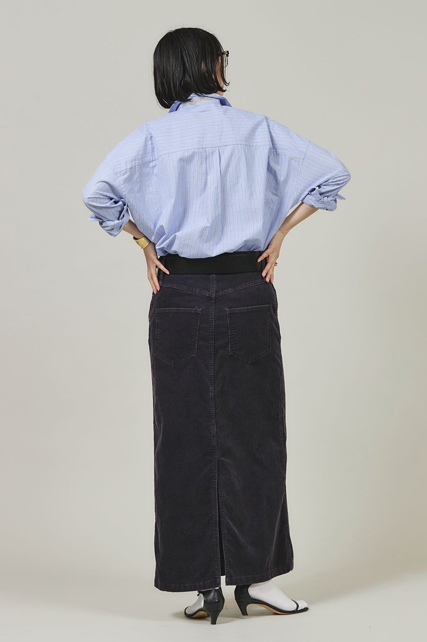 【カレンソロジー/Curensology】の〈&RC〉アンティークコールタイトスカート 人気、トレンドファッション・服の通販 founy(ファニー) 　ファッション　Fashion　レディースファッション　Fashion for Women　スカート　Skirts　ロングスカート　Long Skirts / Maxi & Midi Skirts　クラシック　Classic, Timeless Style　コーデュロイ　Corduroy, Cord Fabric　シンプル　Simple, Minimal　ストレート　Straight, Straight Cut　スリット　Slit, Slit Detail　ポケット　Pocket, Pocket Detail　ループ　Loop, Loop Knit　ロング　Long, Long-Length　ヴィンテージ　Vintage Style　other-7|ID: prp329100004250800 ipo3291000000035859394