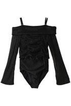 【レイール/Reir】のLame Pleatsレイヤードセット 人気、トレンドファッション・服の通販 founy(ファニー) ファッション Fashion レディースファッション Fashion for Women 水着 Swimwear レディース水着・ビーチウェア Swimwear & Beachwear ギャザー Gathered, Ruffled サテン Satin, Glossy Fabric ショート Short, Short Length スポーツ Sports, Activewear リゾート Resort, Vacation Style リボン Ribbon, Bow 水着 Swimsuit, Swimwear thumbnail ブラック|ID: prp329100004252103 ipo3291000000036002634