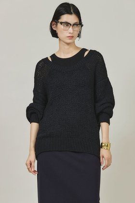 【カレンソロジー/Curensology】のテープヤーンニットプルオーバー 人気、トレンドファッション・服の通販 founy(ファニー) ファッション Fashion レディースファッション Fashion for Women トップス・カットソー Cut & Sew Tops ニット Knit Tops & Sweaters カジュアルプルオーバー・ニットトップス Pullovers & Knit Tops / Casual Pullovers リボン Ribbon, Bow リラックス Relax, Relaxed Fit ルーズ Loose, Oversized |ID:prp329100004252130